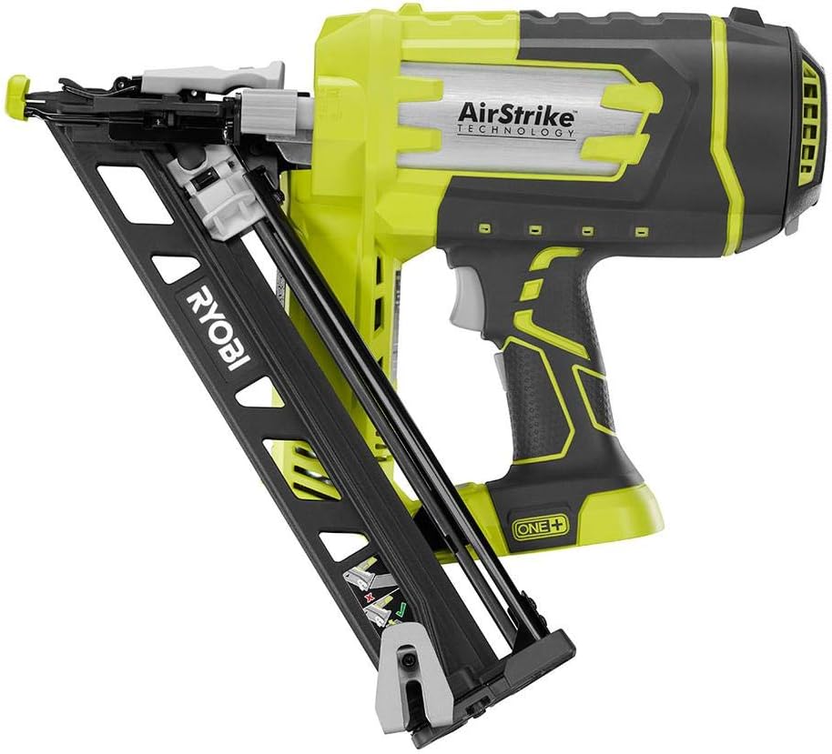 Ryobi P330 18V ONE+ Angled 15 Ga Finish Nailer Battery and Charger Not Included